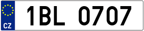 Truck License Plate